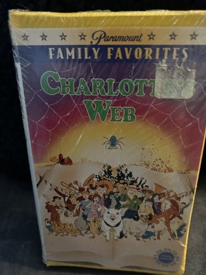 Charlotte's Web VHS. Paramount Family Favorites. New and Factory Sealed.