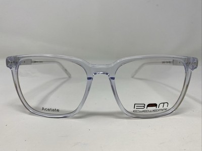 BAM Eyewear BAM 109 CRYSTAL 60-20-150 Plastic Full Rim Eyeglasses Frame CC19