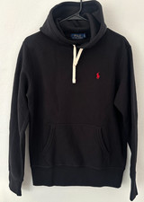 Polo Ralph Lauren Men's Classic Fleece Hoodie Pullover BLACK S NWT