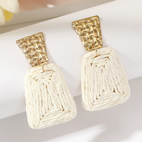 Women Earrings Square Useful Beautiful Bohemia Comfortable Fashion Girls - Picture 9 of 19