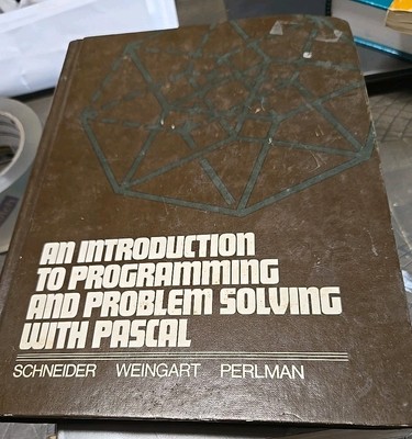 VINTAGE 1974 An Introduction to Programming  And Problem Solving With Pascal
