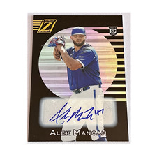 2021 Panini Chronicles Zenith Baseball Alek Manoah RC Auto #12 Blue Jays