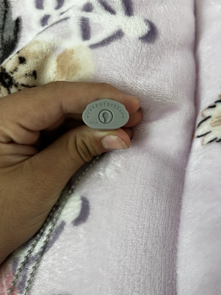 Autêntico Colar Cadeado Cromado Corações Cinza Silicromo Silicone Joelho Flerknee - Imagem 4 de 4