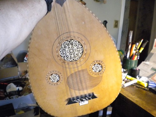 Arabic Oud Musical instrument. By the late, Kamil Mouis. 