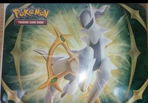 Pokemon Arceus lunchbox with promos minibinder stickers notebook no packs