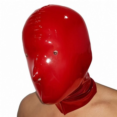 Lequida Latex-Maske mit eingeschränkter Sicht, Einheitsgröße, fetisch SM Bondage