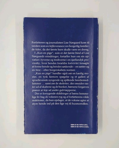 Kunen pige von Lise Norgaard (1993, Gyldendal) - Bild 3 von 3
