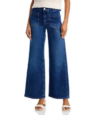 FRAME Le Slim Patch Pocket Palazzo Jeans MSRP $278