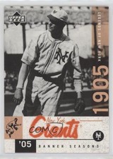 2001 Legends of New York Banner Seasons Christy Mathewson Giants #53 HOF 0d2