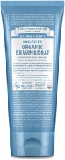 Dr. Bronner's - Organic Shaving Soap Unscented, 7 Ounce - Certified Organic, S