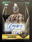 2025 Topps Chrome WWE Rey Mysterio Hall of Fame Autograph #HOF-RM Blue /150