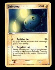 2X Pokemon Card Chinchou (EX Power Keepers) 49/108 MODERATELY PLAYED Common TCG! on eBay