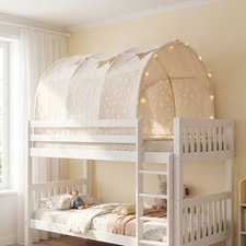 Kids Bed Tent Children Bed Canopy with Glow in the dark Fabric Washable Flannel