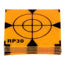 10pcs Reflector Target Sheets 30mm Self-adhesive Reflective Survey Target Yellow