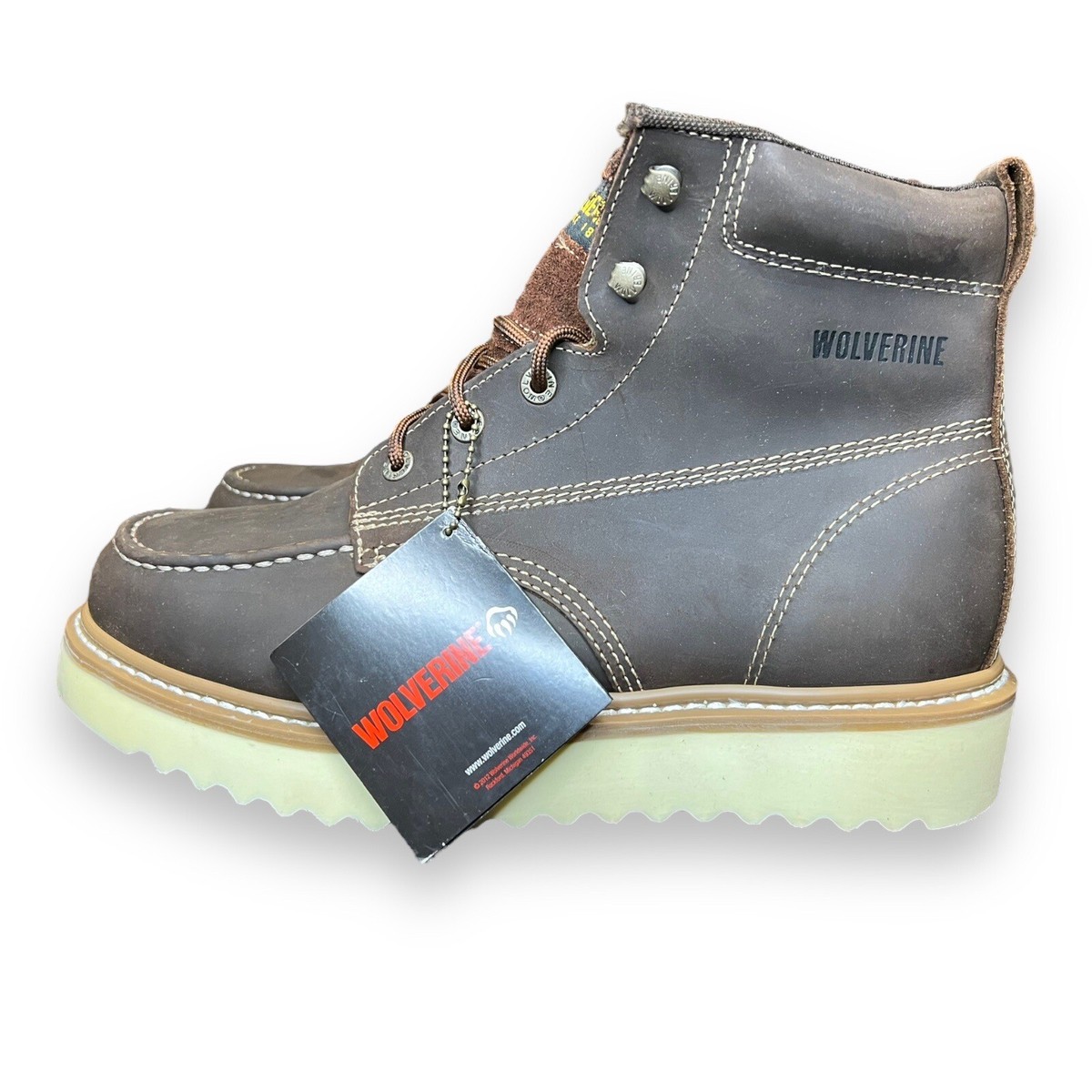 Wolverine ミリタリーブーツ グレー　美品 Wolverine Soft Toe Slip and Oil Resistant Kent Wedge Work Boots