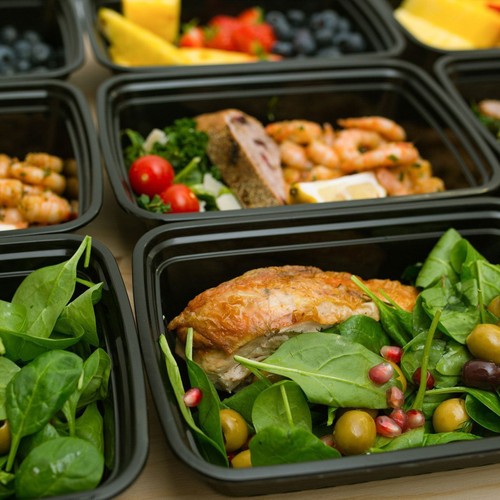 50pcs Lunch Box Meal Prep Containers Food Containers with Lids Microwavable - Picture 4 of 12