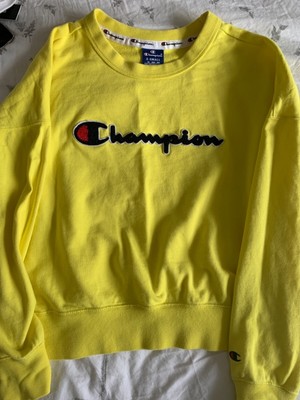 baby yellow champion sweatshirt
