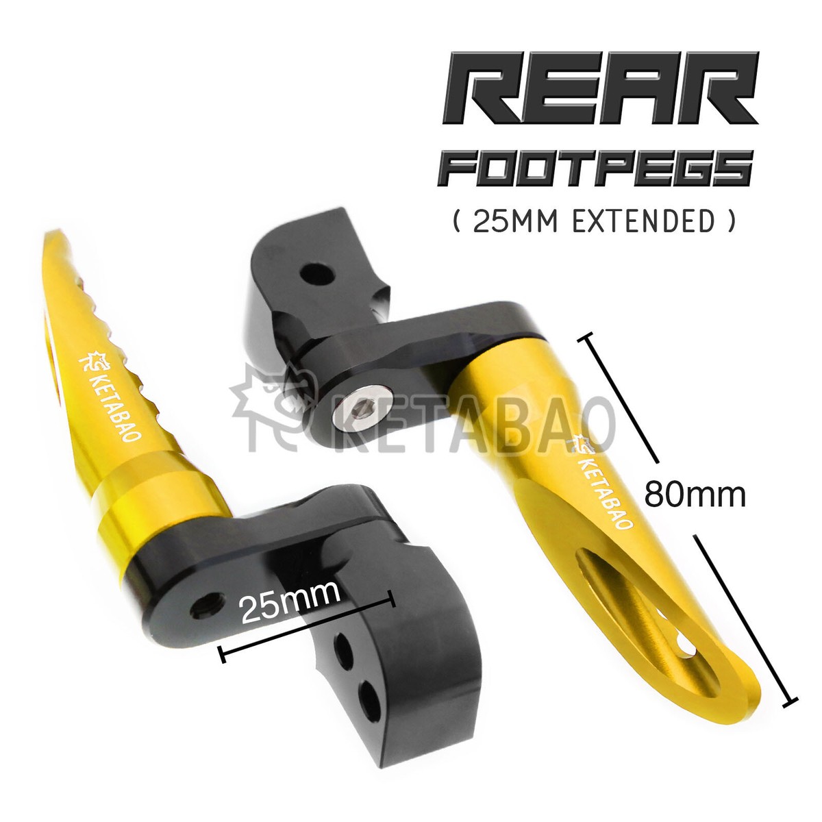 boo!ページ Red BOB 1 inch Lower Rear Foot Pegs For ZX-6R NINJA ZX-600