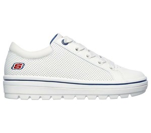 skechers street cleat white leather