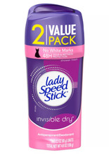 Lady Speed Stick Invisible Dry Antiperspirant Deodorant Shower Fresh, 2.3 Oz new