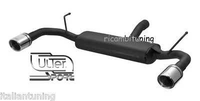 Alfa Romeo Giulietta 1.8 TBi Scarico Sportivo doppia uscita dx+sx 100 mm Ulter