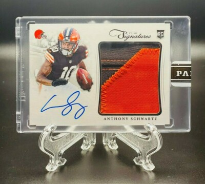 Anthony Schwartz 2021 Panini Prime Signatures Auto Relic Rookie RC SSP 9/10