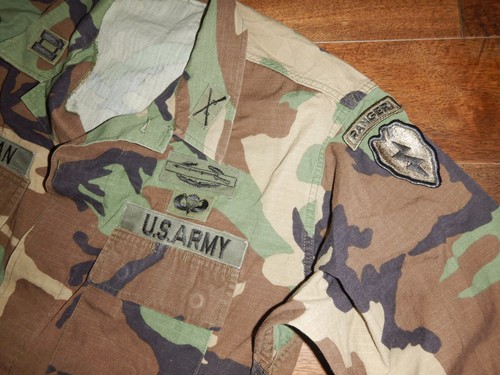 US BDU Shirt M81 Woodland Capt VINDMAN * Pres. Trump Amtsenthebungsverfahren Zeuge * - Bild 2 von 9