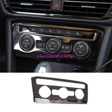 For Volkswagen Taos 2021-2023 2024 Black Steel Center Console AC Switch Panel 1x