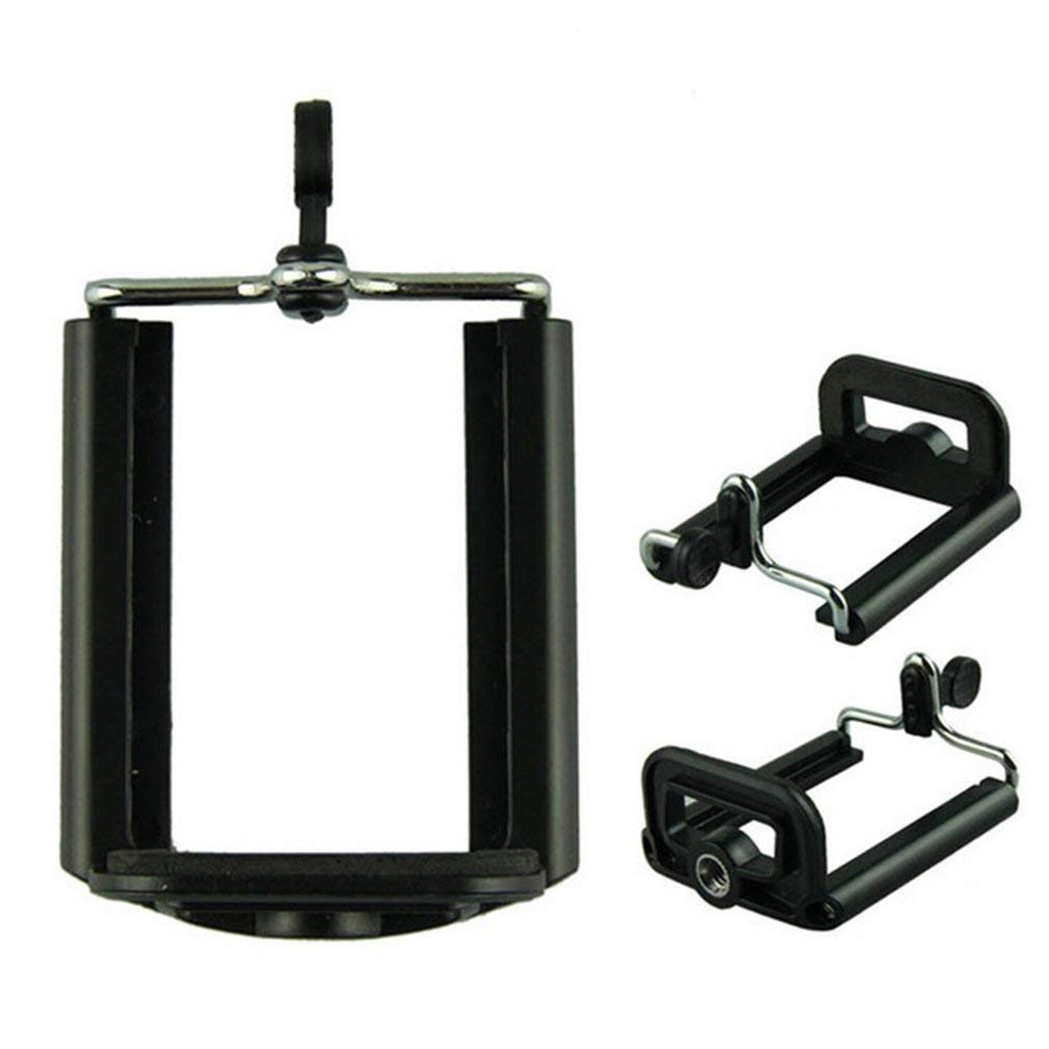 VizGiz 3-Pack Smartphone Holder Replacement for Selfie Stick 1/4-Inch Mount