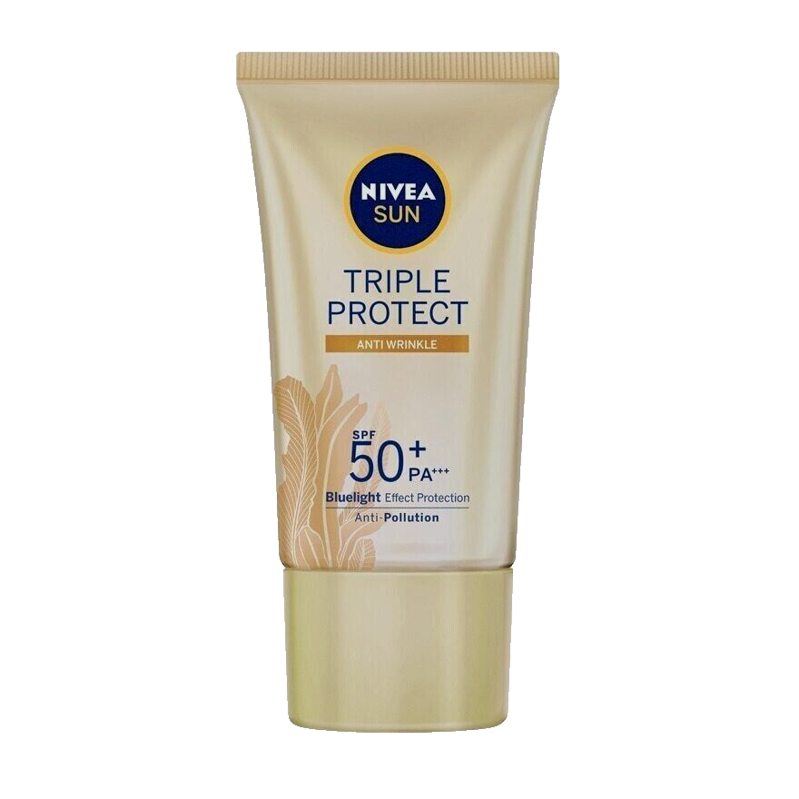 セキュリティ・セーフティ NIVEA Nivea Sun Triple Protect Anti Wrinkle SPF50+ PA+++ 40 Ml. | eBay