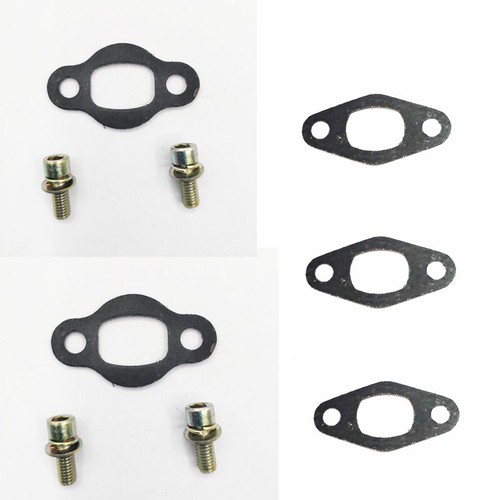 2 Sets 40mm Exhaust Gasket W/2 Bolts & 3PCS 40mm Intake Gasket