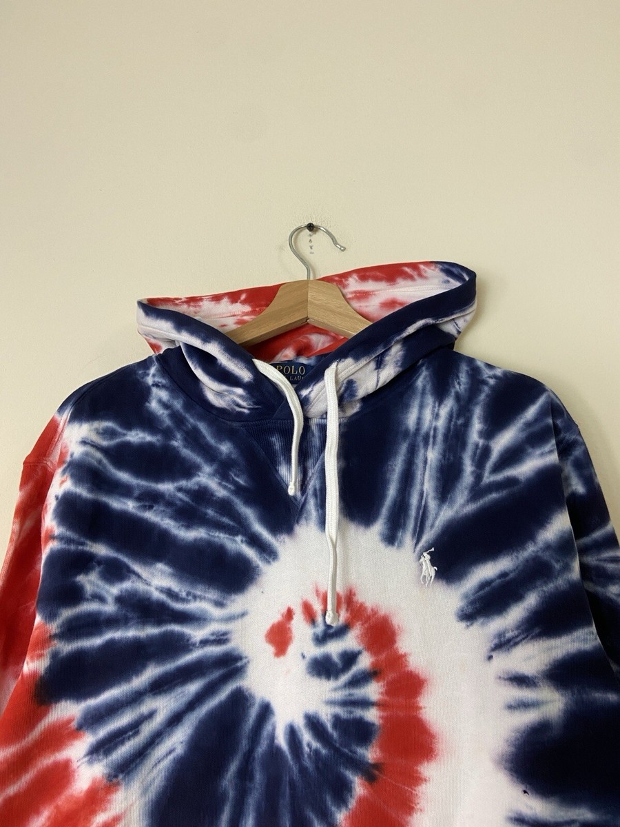 Polo Ralph Lauren Men's Tie Dye French Terry Hoodie Sweatshirt