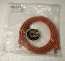 Rhinocables CAT 5e High-Speed 9ft Orange Ethernet Cable