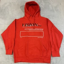 Jaden Smith Vision Tour Hoodie Mens Medium Chest 22 2018 Sweater Concert Merch