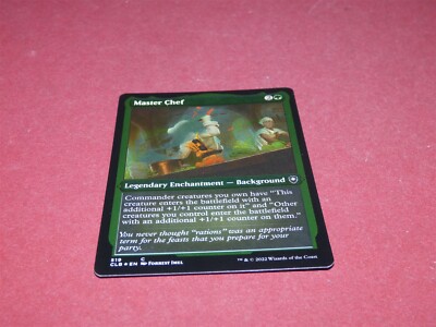 Magic the Gathering: MTG: Commander: FOIL Master Chef