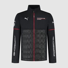 Porsche Motorsport PUMA Team Le Mans Hybrid Full Zip Jacket Black Official