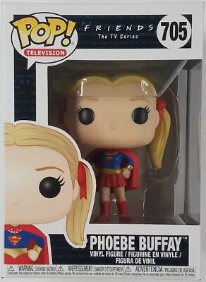 Funko POP Phoebe Buffay w/ Supergirl Logo 1st Edition #705 Friends Vinyl Figure 889698327497 | eBay