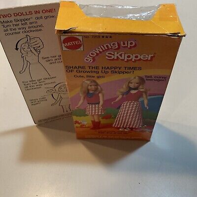 Vintage 1975 Growing Up Skipper fMattel #7259 in Original Box As Seen In  Movie⭐️