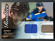 ROBBY FABBRI RC JERSEY 2015-16 FLEER SHOWCASE FLAIR MATERIALS 15-16 NO 51  29709