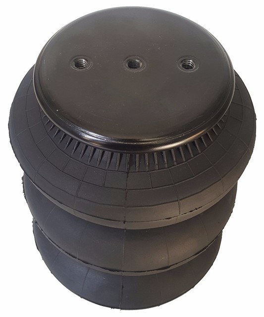 4 triple bellow 2600 air bags 1/2"npt single port ride springs bag