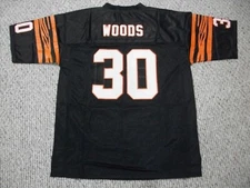 ICKEY WOODS Unsigned Custom Cincinnati Sewn Football Jersey Sz S-3XL Both Colors