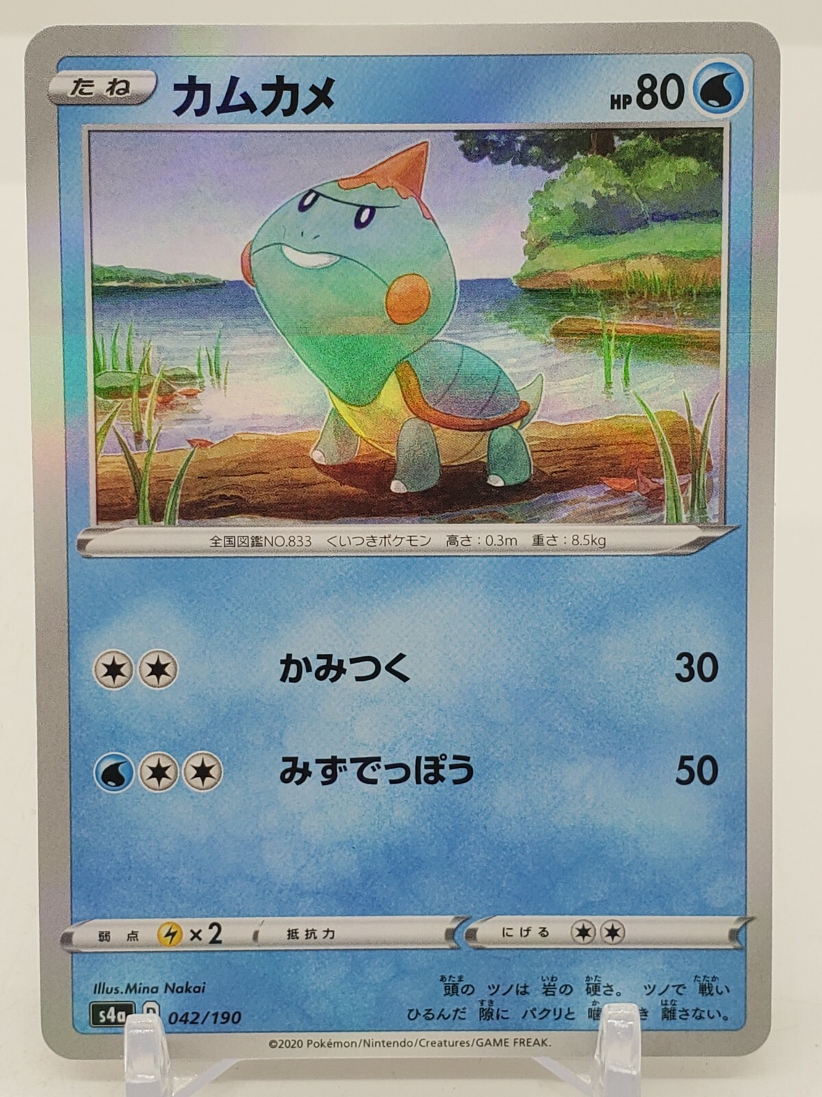 Chewtle 42/190 Mirror Reverse Holo s4a Japanese Pokemon Card | eBay