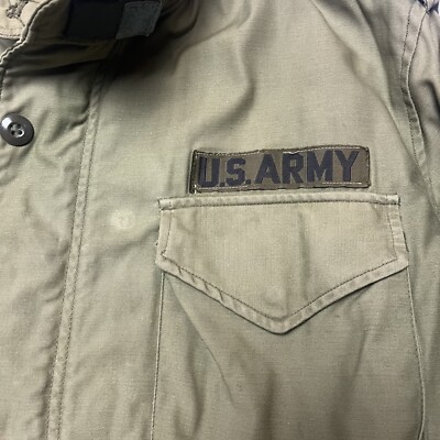 VINTAGE US ARMY M65 FIELD JACKET Coat SIZE Small Long | eBay