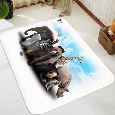 3D Elefant Nilpferd Tiger NMN126 Spiel Teppich Mat Elegant Foto Teppich Eve 2023