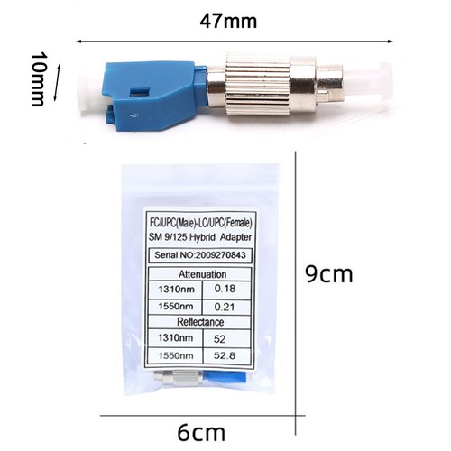 LC Female To FC Male Hybrid Converter Adapter Fiber Optical Power Meter Coup~hg - Photo 7/7