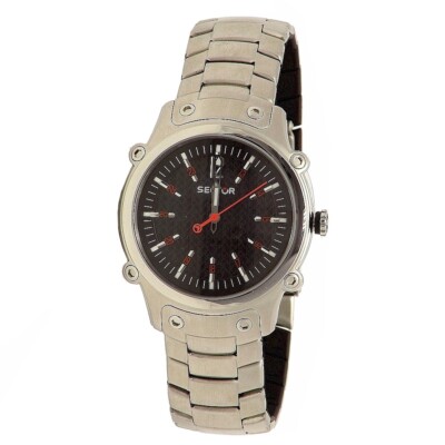 Sector Men's Slim 400 3H 3253404025 Gunmetal Stainless Steel Analog Watch