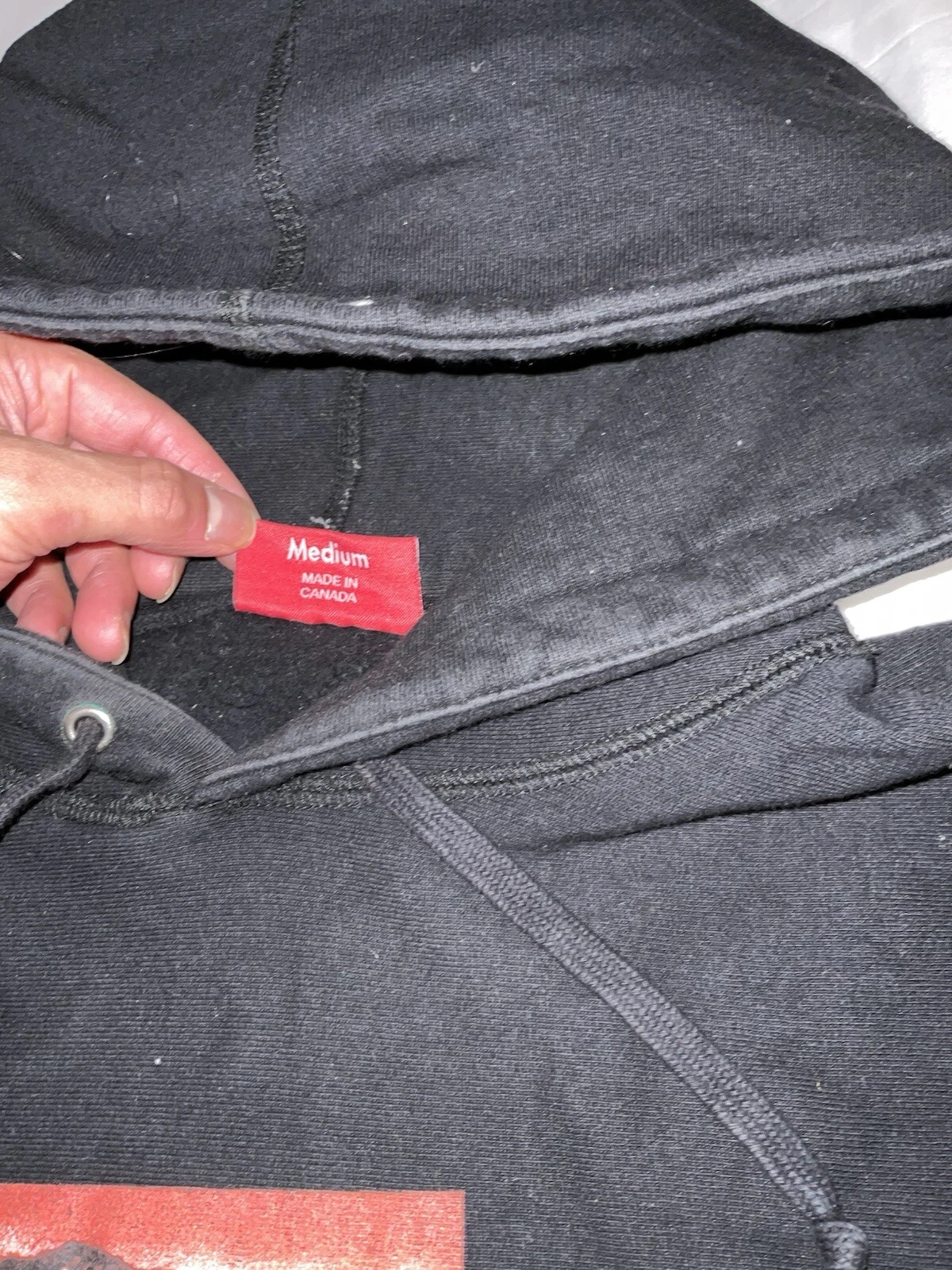 Felpa con cappuccio Supreme FW17 Michael Jackson nera