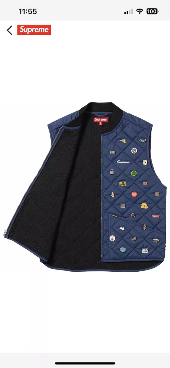 今季ブランド Supreme Pins Quilted Work Vest | www.artfive.co.jp