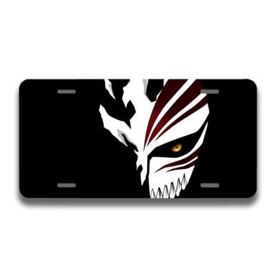 Ichigo Hollow Mask Bleach Weatherproof Anime License Plate 6
