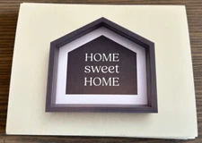 Home Sweet Home yellow gray 25 Blank Note Cards & Envelopes Buffini & Co